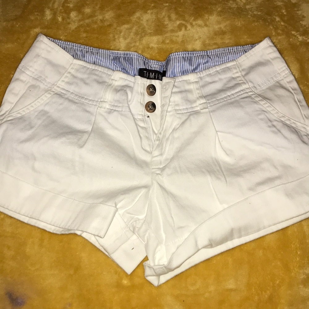 White shorts
